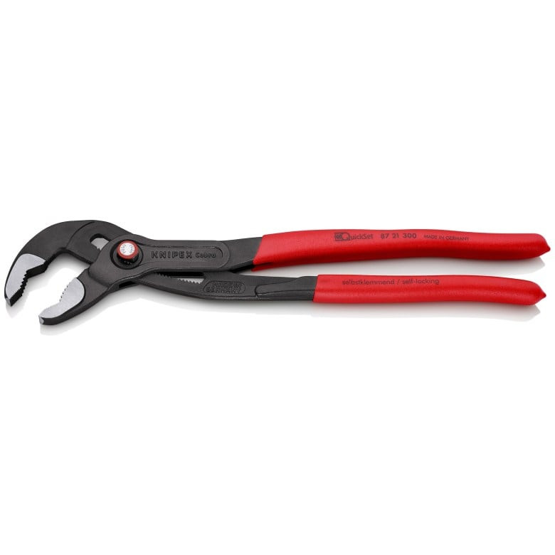 Knipex KNIP-8721300SBA 12in Cobra Quickset High-tech Water Pump Pliers