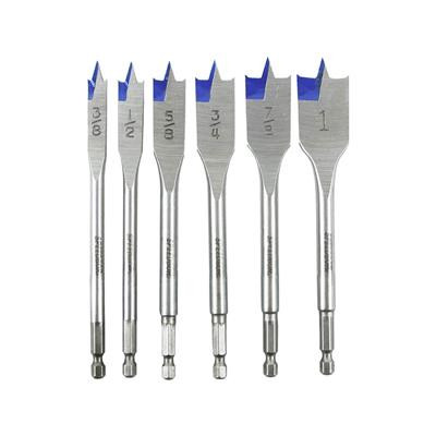 Irwin IRW-88886 Speedbor Blue Groove Spade Bit Set (6pc)