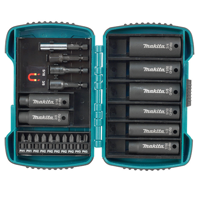 Makita MAK-T-03034 22 pc. 3/8in Socket Kit