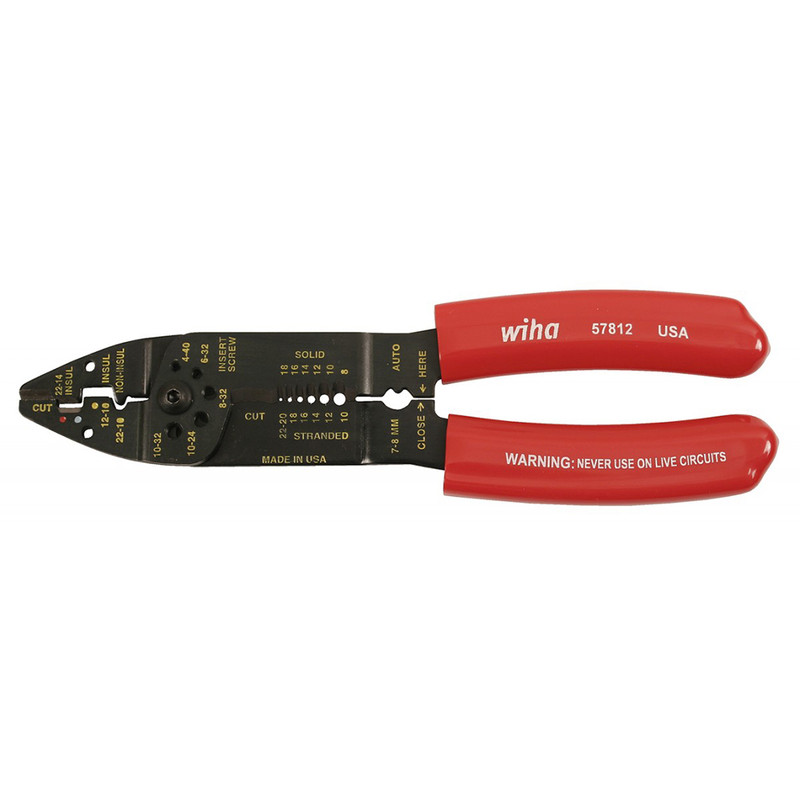 Wiha Tools WIHA-57812 8.5in Wire Stripping Pliers/Cutters