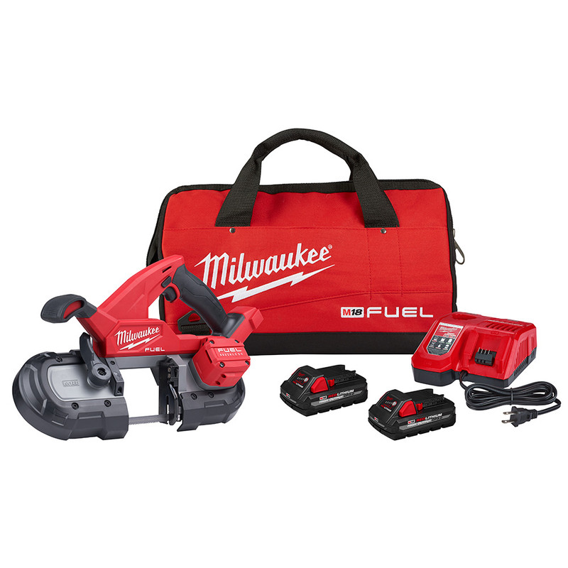 Milwaukee MIL-2829-22 M18 FUEL Compact Band Saw 2x 3.0Ah Kit