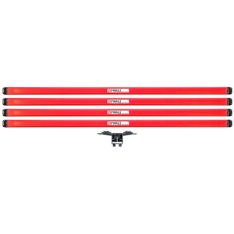 Zipwall ZIP-MS4 4Pk 26In Magstrip Dust Barrier Fastener