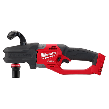 Milwaukee MIL-2808-20 M18 FUEL HOLE HAWG Right Angle Drill with QUIK-LOK (Bare Tool)