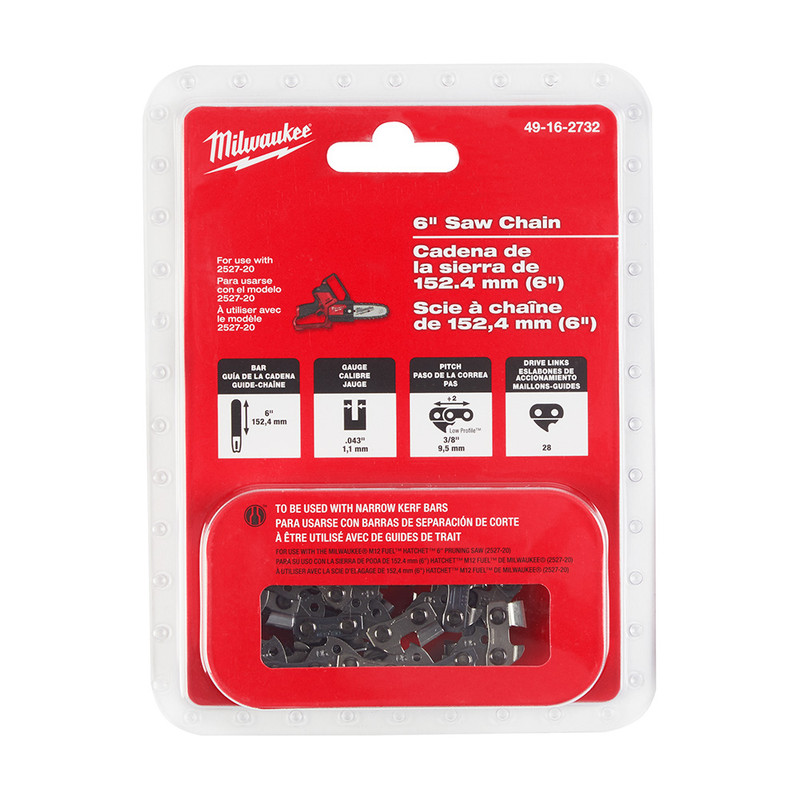 Milwaukee MIL-49-16-2732 6in Saw Chain