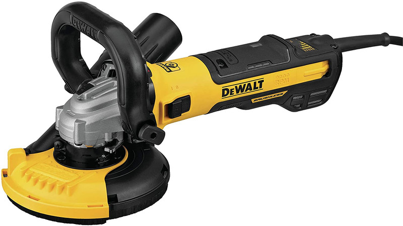 DEWALT DEW-DWE46253 5 in. Brushless Surfacing Grinder Kit With Kickback Brake