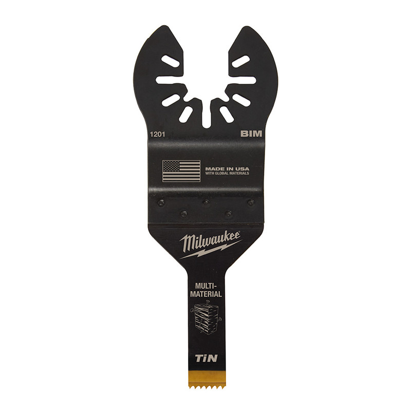 Milwaukee MIL-49-25-1201 3/8in Universal Fit Open-Lok Titanium Enhanced Bi-Metal Multi-Material Blade - 1pk