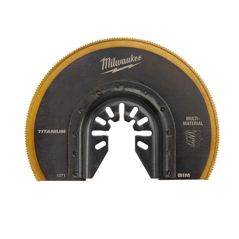 Milwaukee MIL-49-25-1271 3-1/2in Universal Fit Open-Lok Titanium Enhanced Bi-Metal Metal Blade - 1Pk