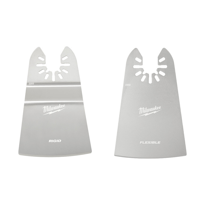Milwaukee MIL-49-25-2202 OPEN-LOK 2in Rigid and 2in Flexible Scraper Variety Pack - 2Pk
