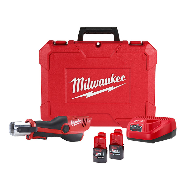 Milwaukee MIL-2473-20 M12 FORCE LOGIC Press Tool 2x CP1.5 Kit