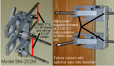Templaco Tools Inc TEM-BM-202M Bore Master Double Bore Fixture