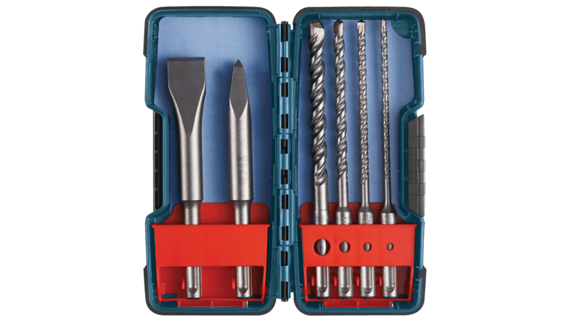 Bosch BOS-HCST006 6 pc. SDS-Plus Bulldog Rotary Hammer Bit Set