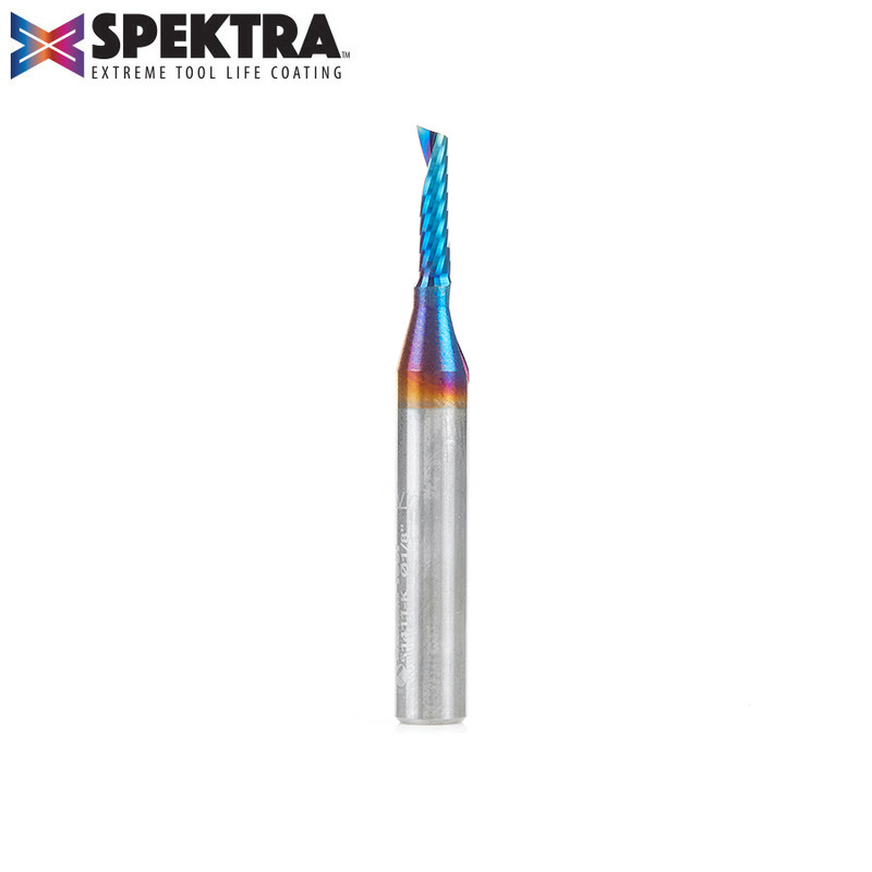 Amana AMA-51411-K Solid Carbide CNC O-Flute Spektra Bit - 1/8 Dia x 1/2 x 1/4 Shank