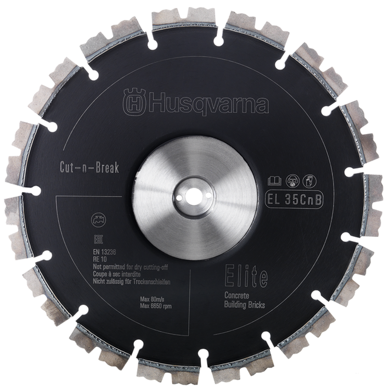 Husqvarna HUSQ-597808001 Replacement Cut-N-Break Diamond Grit Segmented Blade Set (2pk)