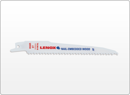 Lenox LEN-20530B656R 6 X 3/4in 6Tpi Bi-Metal Wood Cutting Reciprocating Blade (25pk)