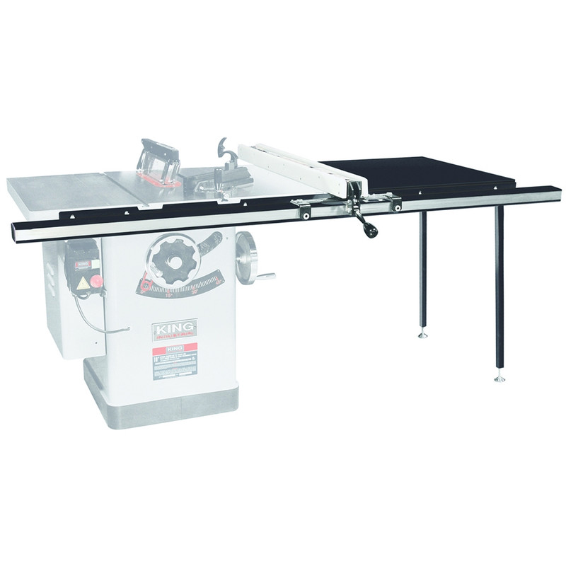 King Industrial KING-EXT-5052 Laminated Melamine Extension Table