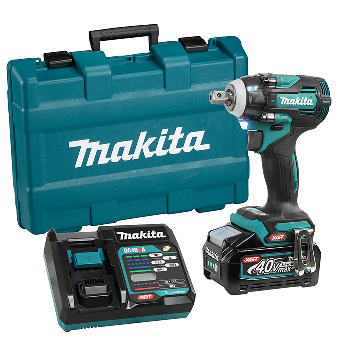 Makita MAK-TW005GM102 40V XGT 1/2 Impact Wrench Round Pin Kit