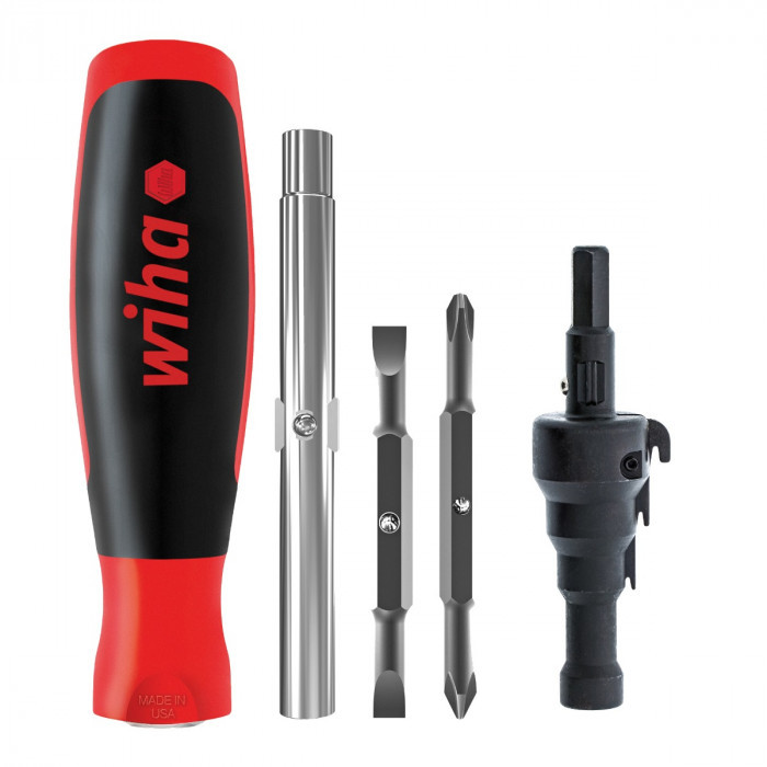 Wiha Tools WIHA-77892 6-in-1 SoftFinish Multi-Driver Conduit Reamer Combo