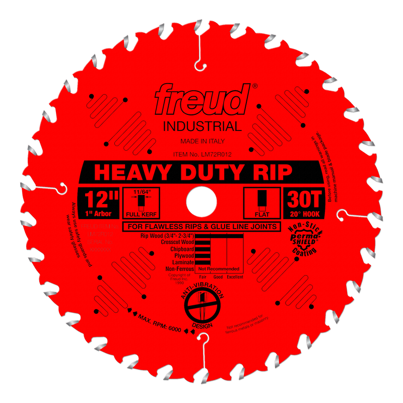 Freud FRE-LM72R012 12in Heavy Duty Rip Blade
