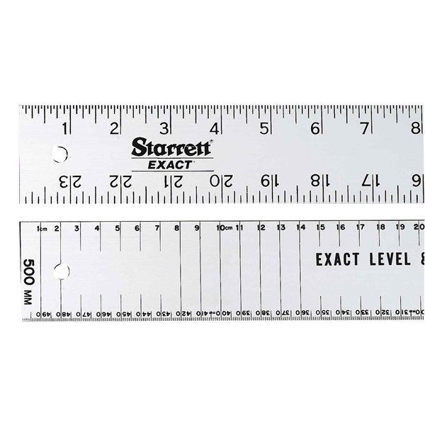 Starrett STAR-ASE-24 24" Aluminum Straight Edge Rule