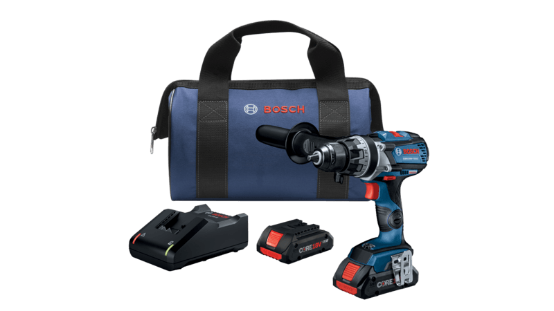 Bosch BOS-GSR18V-755CB25 18V EC Brushless Connected-Ready Brute Tough 1/2 In. Drill/Driver 2x CORE18V 4.0Ah Kit