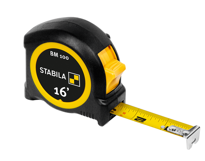 Stabila STAB-30716 Pocket Tape BM 100, 16ft (5 M)