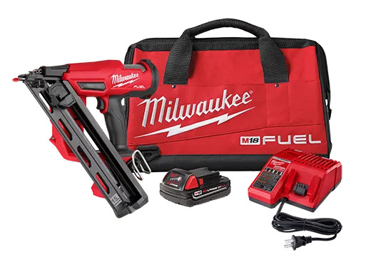 Milwaukee MIL-2839-21CT GEN2 M18 FUEL 15ga Finish Nailer Gen2 2.0Ah Kit