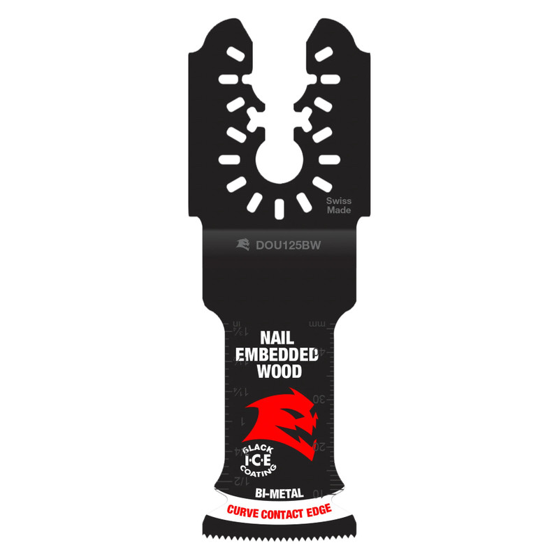 Diablo FRE-DOU125BWX 1-1/4in Universal Fit Bi-Metal Oscillating Blade for Nail-Embedded Wood