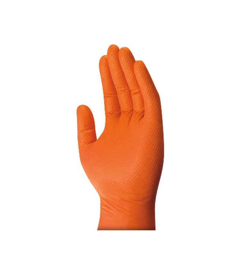 Mechanix MEC-D01-09XXX 8mm Super Duty Nitrile Gloves Orange (100pk)