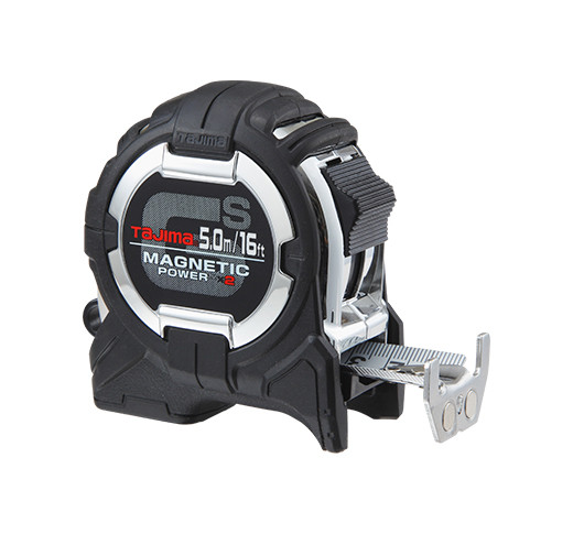 Tajima TAJ-GS-SC16/5MBW GS-Lock, 16ft/5m X 1" Strong Tape & Magnetic Power X 2 With Compatible Clip
