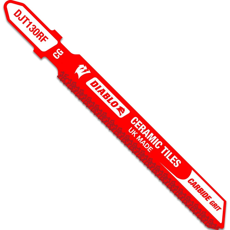 Diablo FRE-DJT130RF 3-1/4in Carbide Grit T-Shank Jig Saw Blade for Ceramic Tile and Glass