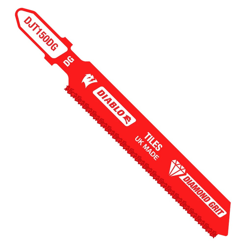 Diablo FRE-DJT150DG DJT150DG 3-1/4in Diamond Grit T-Shank Jig Saw Blade for Hard Tile