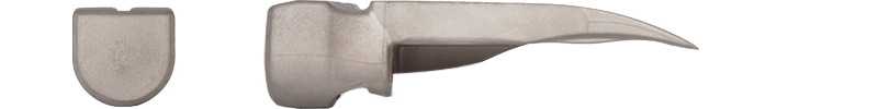 Martinez MTZ-4245 M4 12 oz Hammer Head, Color: Titanium, Finish: Smooth Face