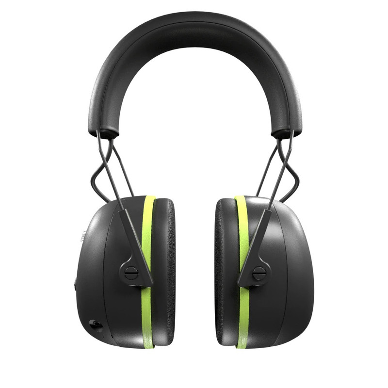 ISOtunes ISO-IT-46 Air Defender Bluetooth Earmuff - Black/Safety Green, 24 NRR