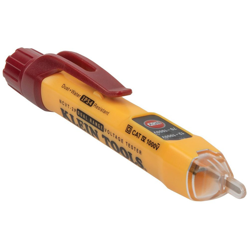 Klein Tools KLE-NCVT2P Dual Range Non-Contact Voltage Tester 12 - 1000V AC