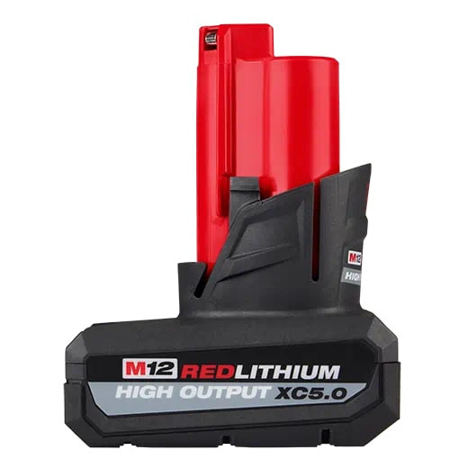 Milwaukee MIL-48-11-2450 M12 HIGH OUTPUT 5.0Ah Battery