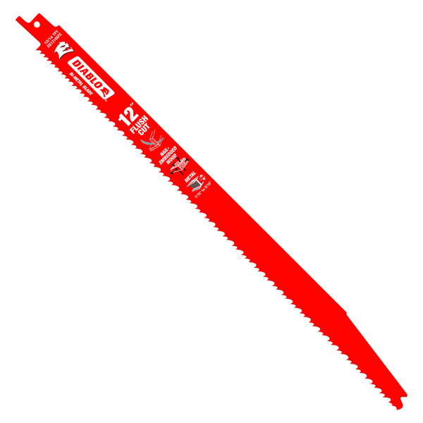 Diablo FRE-DS1214AFCC 12in Flush Cut Bi-Metal Reciprocating Saw Blade