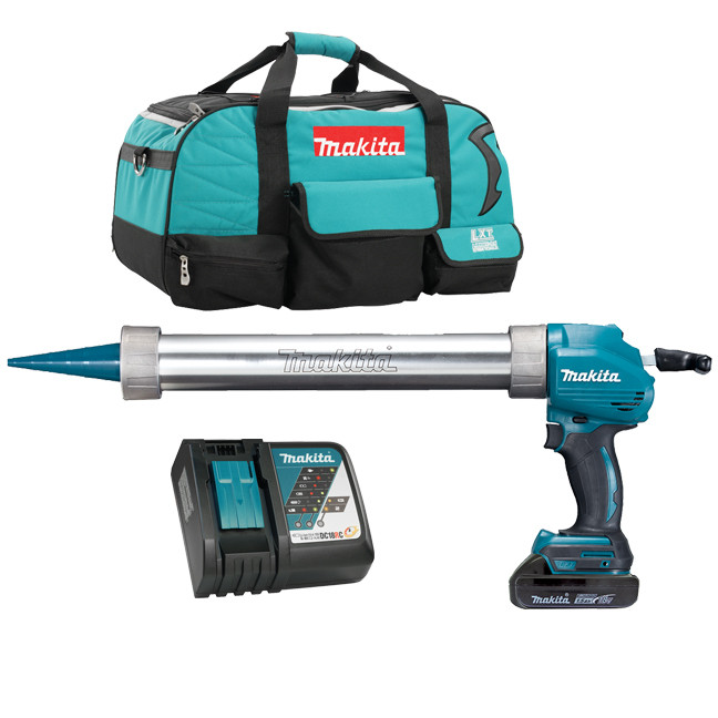 Makita MAK-DCG180YBX1 18V LXT 600ml Caulking Gun Kit