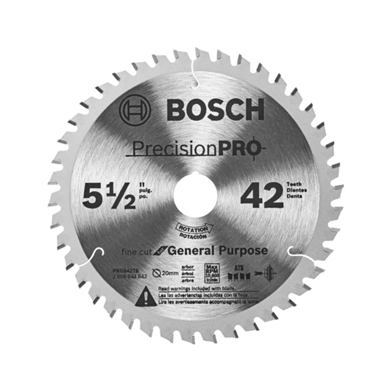 Bosch BOS-PRO542TS 5-1/2 in. 42 Tooth Precision Pro Series Track Saw Blade