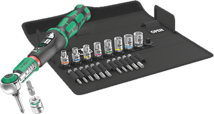 Wera Tools WERA-05075832001 1/4in Safe Torque Wrench Hex Drive A2 Kit Metric