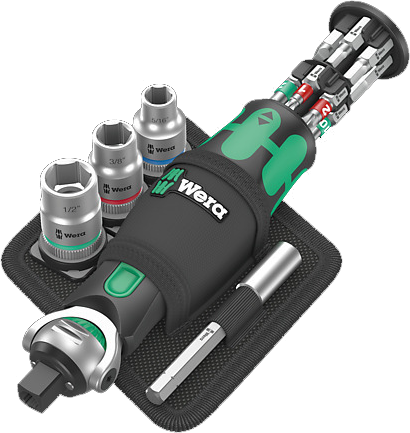 Wera Tools WERA-05004283001 8009 18pc ZYKLOP Set 2 - Imperial