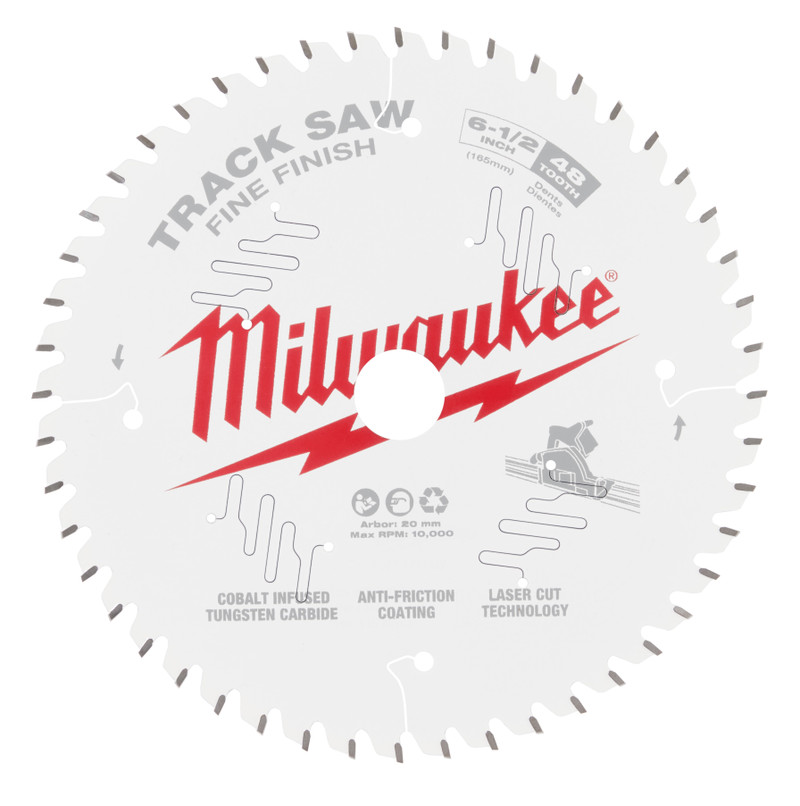 Milwaukee MIL-48-40-0627 6-1/2in 48T Fine Finish Track Saw Blade