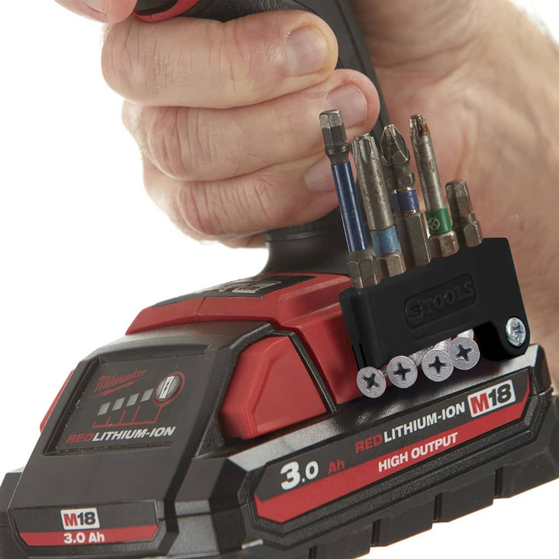 48 TOOLS MBH-MIL-BLK-01 Milwaukee Magnetic Bit Holder - Black