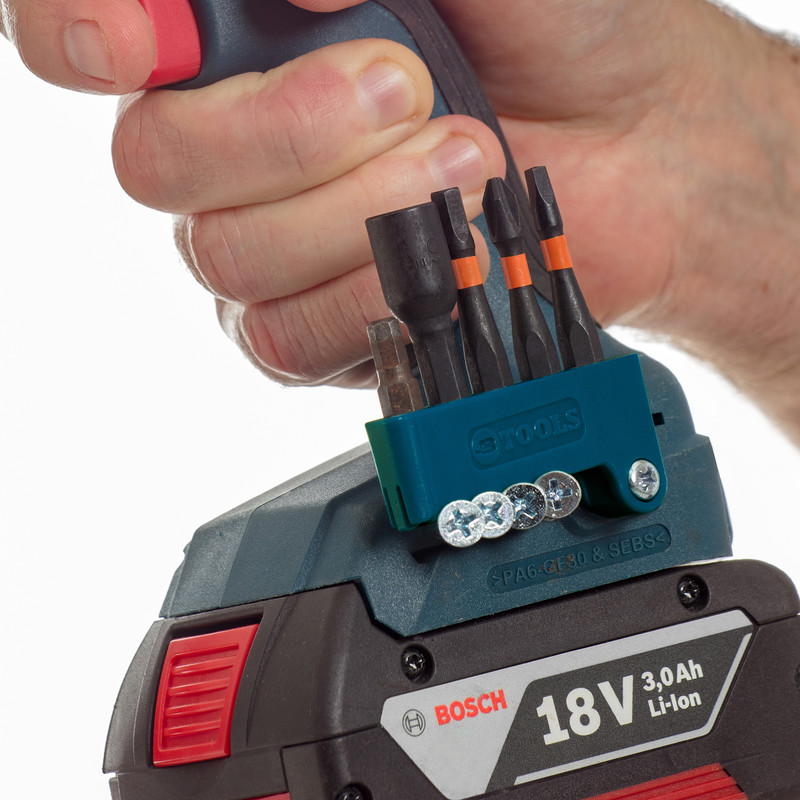 48 TOOLS MBH-BOS-DBL-01 Bosch 18V Tools Magnetic Bit Holder