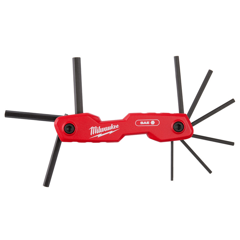 Milwaukee MIL-48-22-2181 9-Key Folding Hex Key Set - SAE