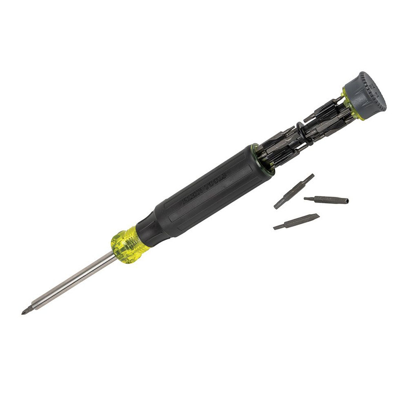 Klein Tools KLE-32327 27 in1 Multi-Bit Precision Screwdriver with Tamperproof Bits
