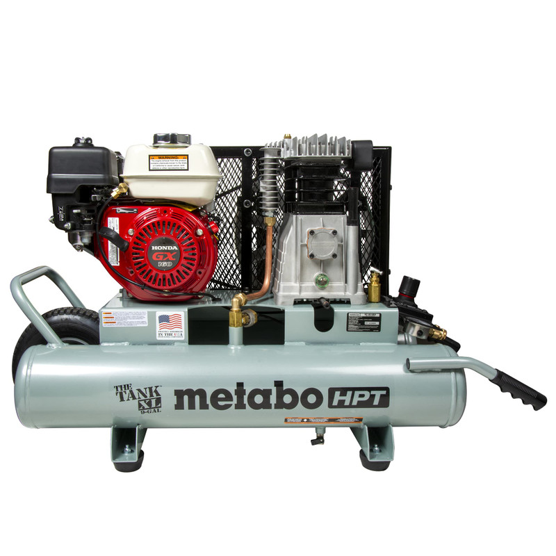 Metabo HPT HPT-EC2610EAM Tank XL 9-Gallon Gas Wheelbarrow Compressor