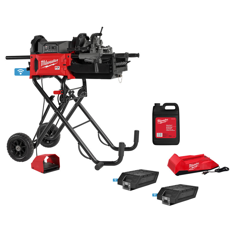 Milwaukee MIL-MXF512-2XC MX FUEL Pipe Threading Machine Kit