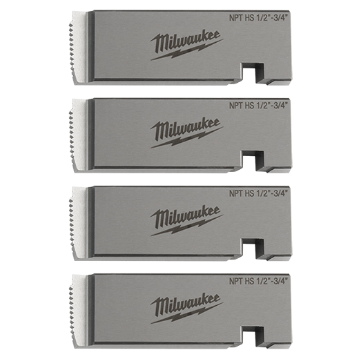 Milwaukee MIL-48-36-1205 1/2in - 3/4in High Speed For Stainless NPT Universal Pipe Threading Dies For MXF512-2XC
