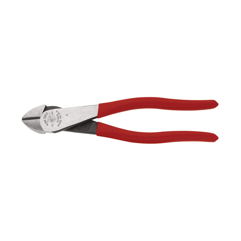 Klein Tools KLE-D2488 8in Diagonal Cutting Pliers Angled Head Short Jaw