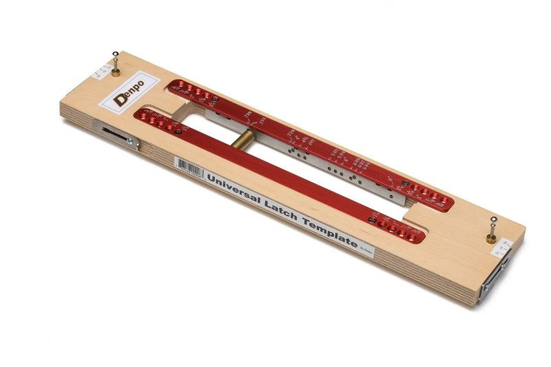 Denpo DENPO-LAT-T-17.5 Latch Template for Doors 17.5